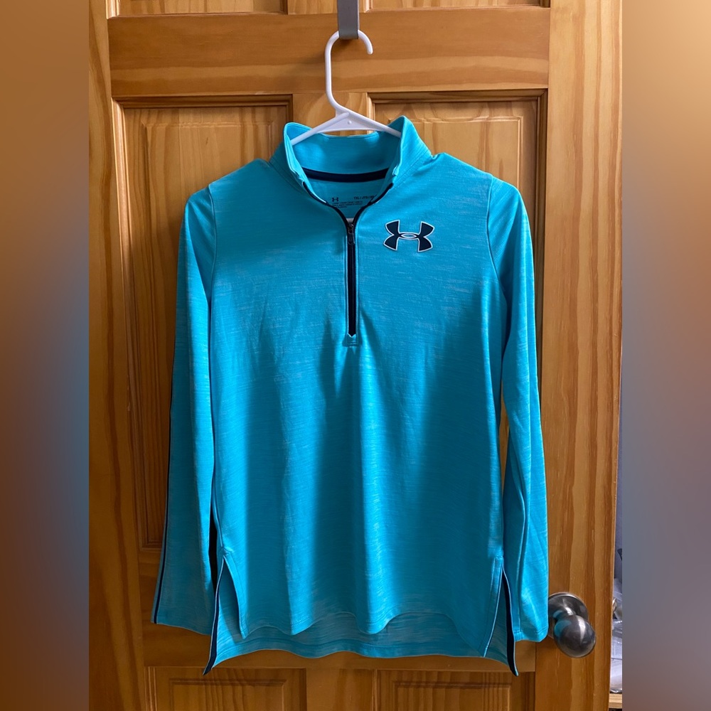 Girls Under Armour Quarter Zip Long Sleeve